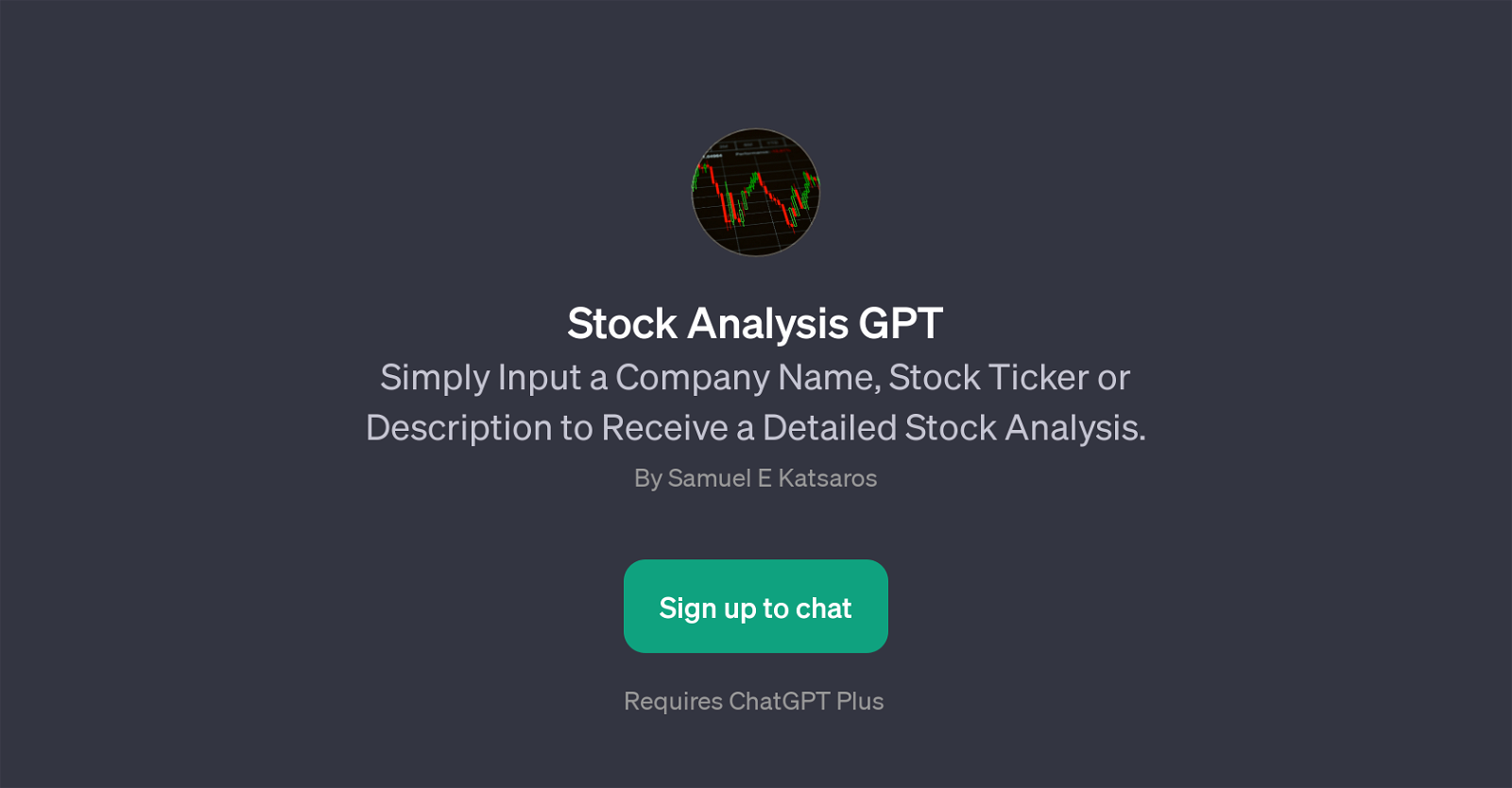Stock Analysis GPT website
