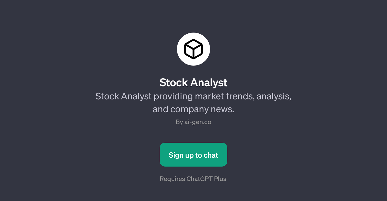 Stock Analyst website