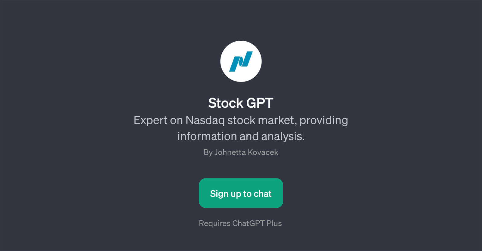 Stock GPT website