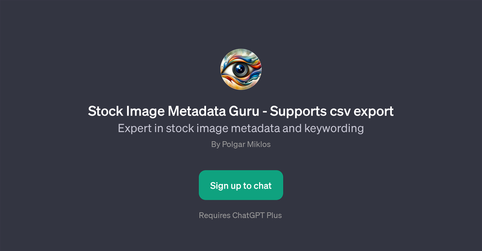 Stock Image Metadata Guru website