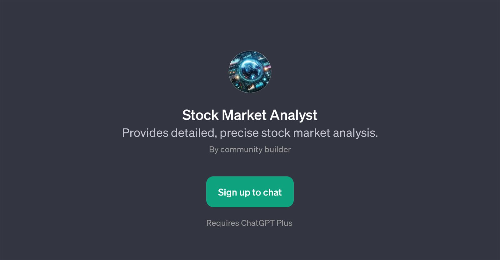 Stock Market Analyst website