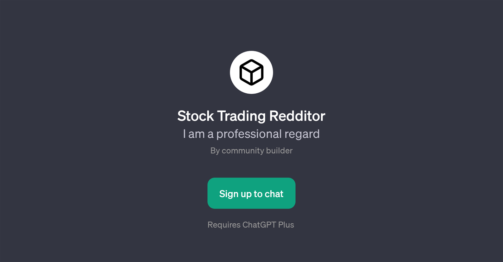 Stock Trading Redditor website