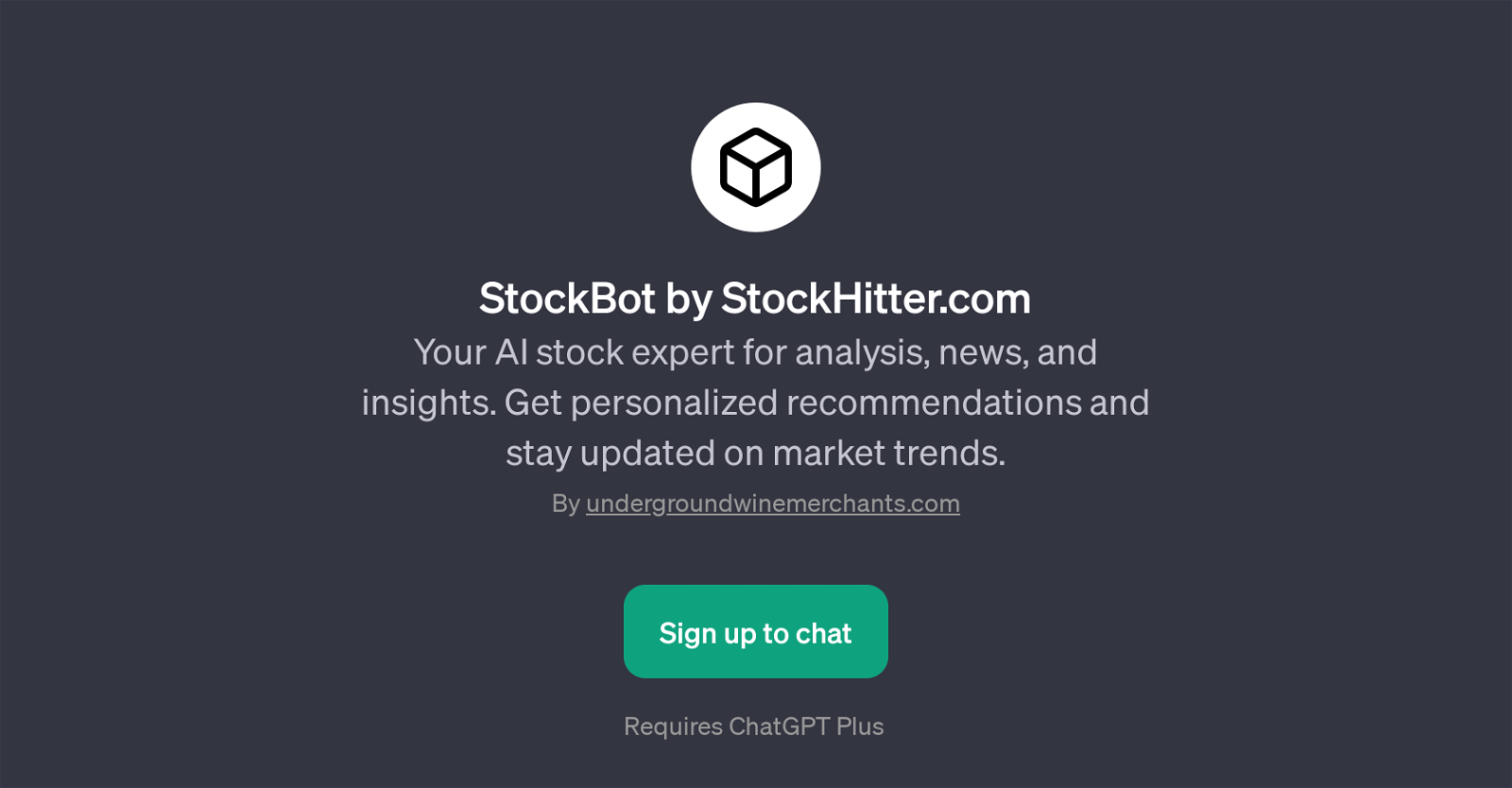 StockBot by StockHitter.com website