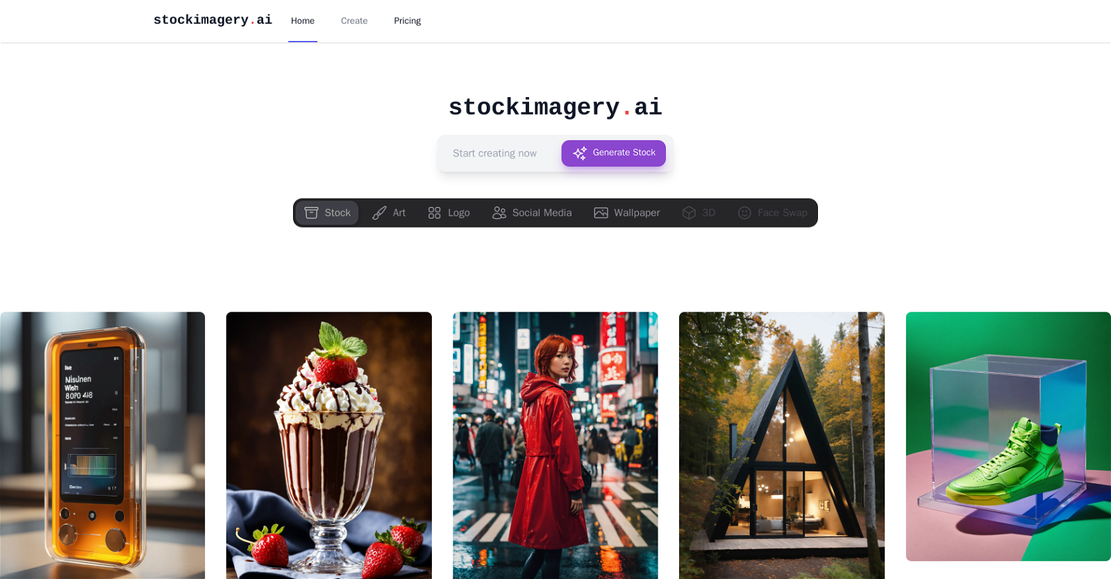 StockImagery website