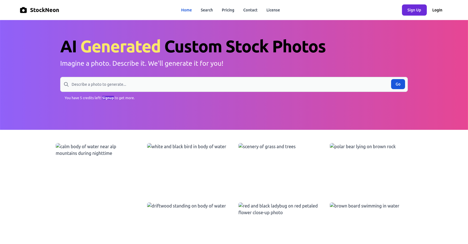 Stockneon website