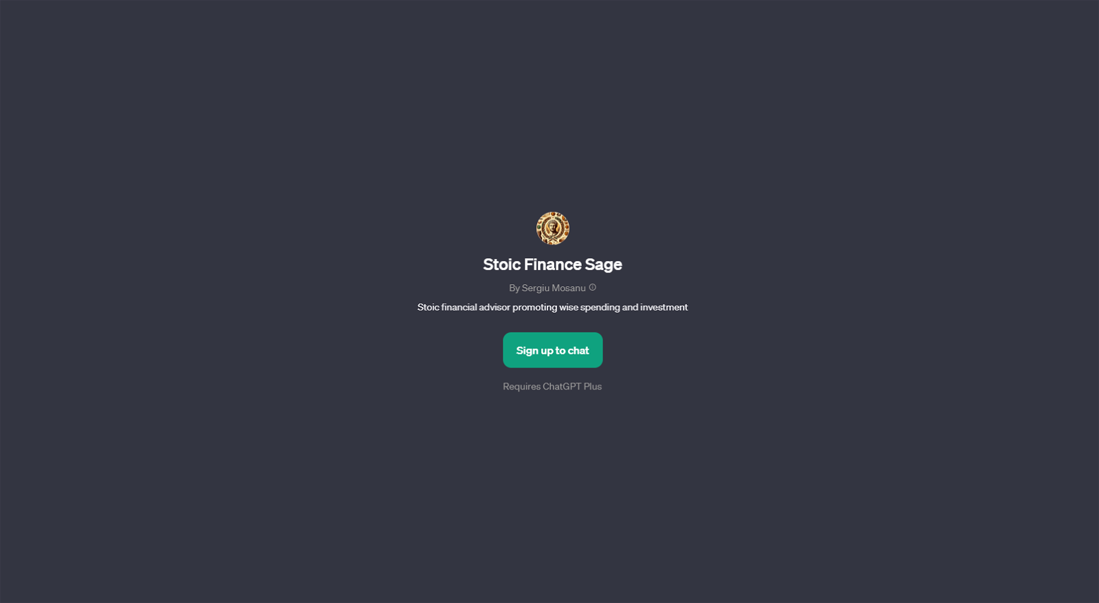 Stoic Finance Sage website