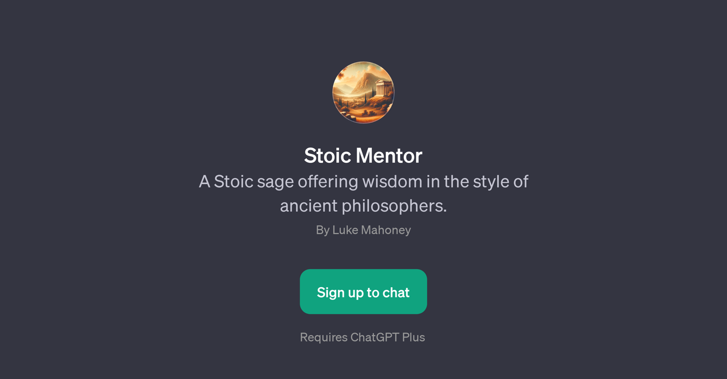 Stoic Mentor website
