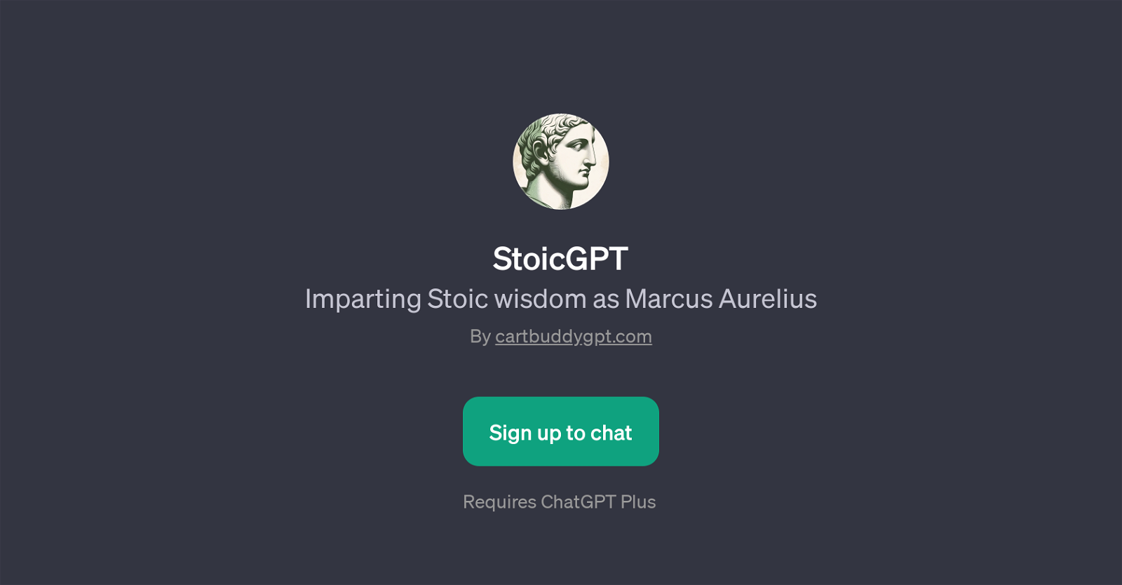 StoicGPT website