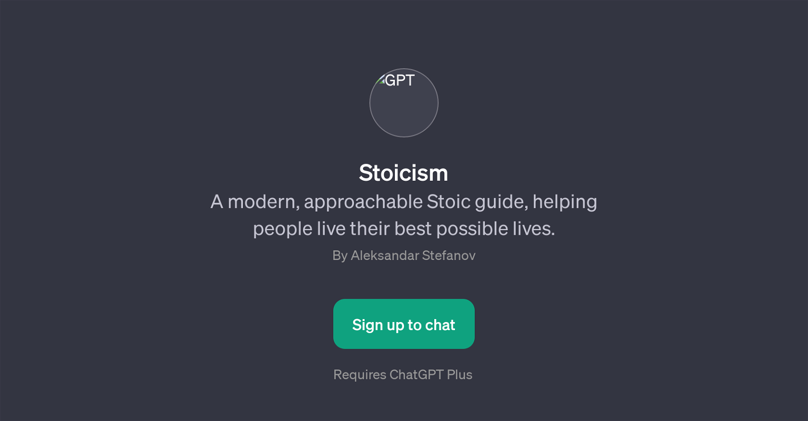 Stoicism website