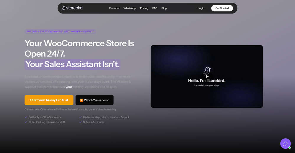 Storebird website