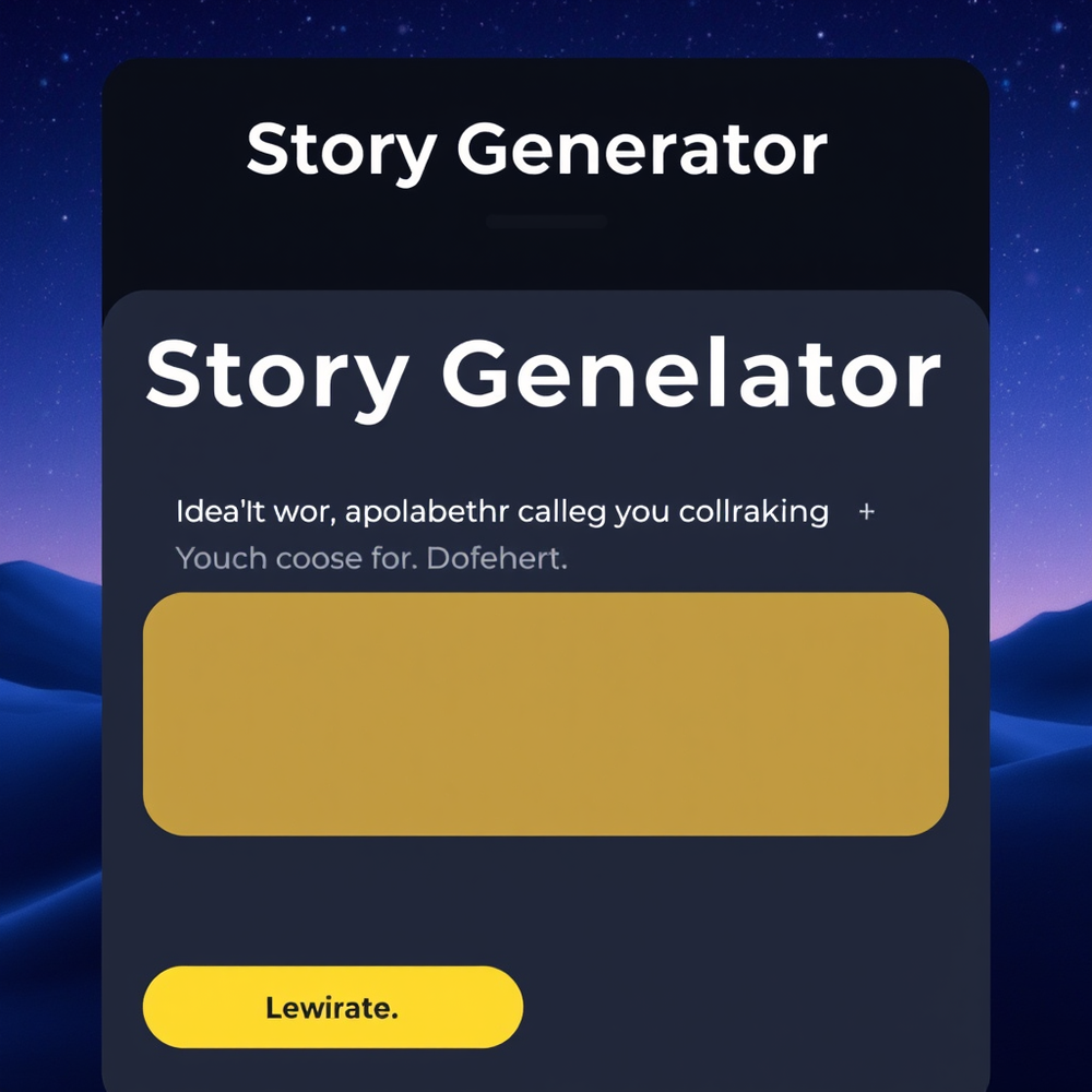 Story Generator Ask website