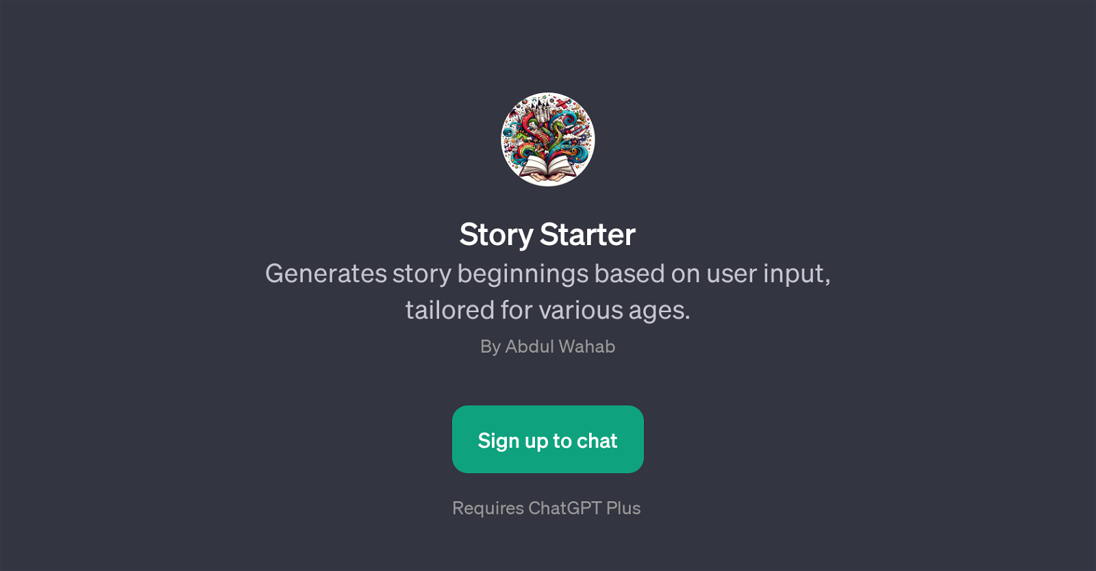 Story Starter website