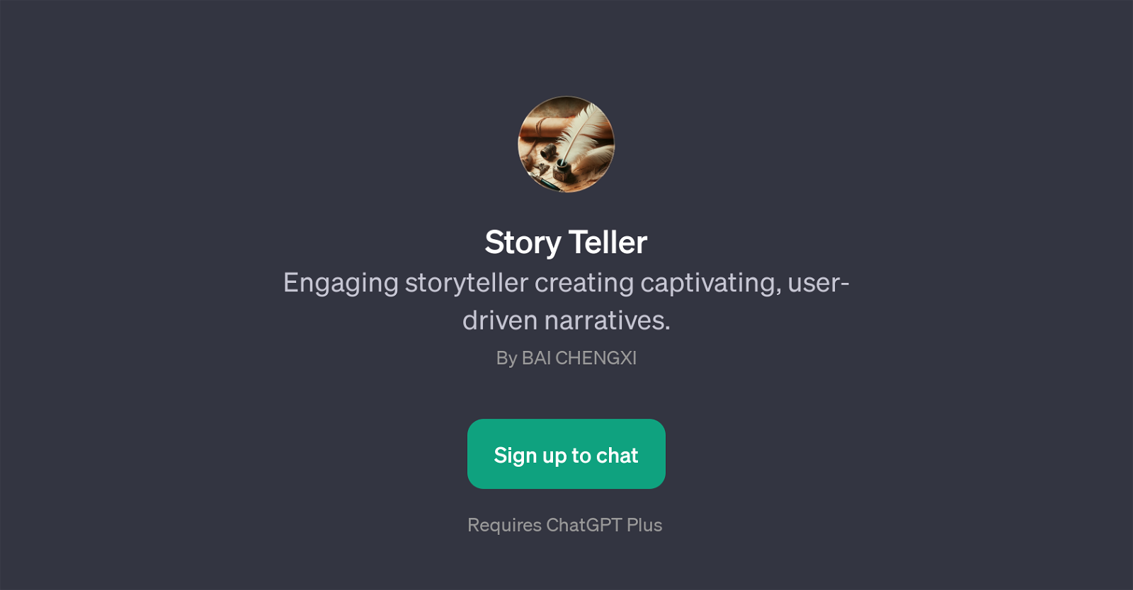 Story Teller website
