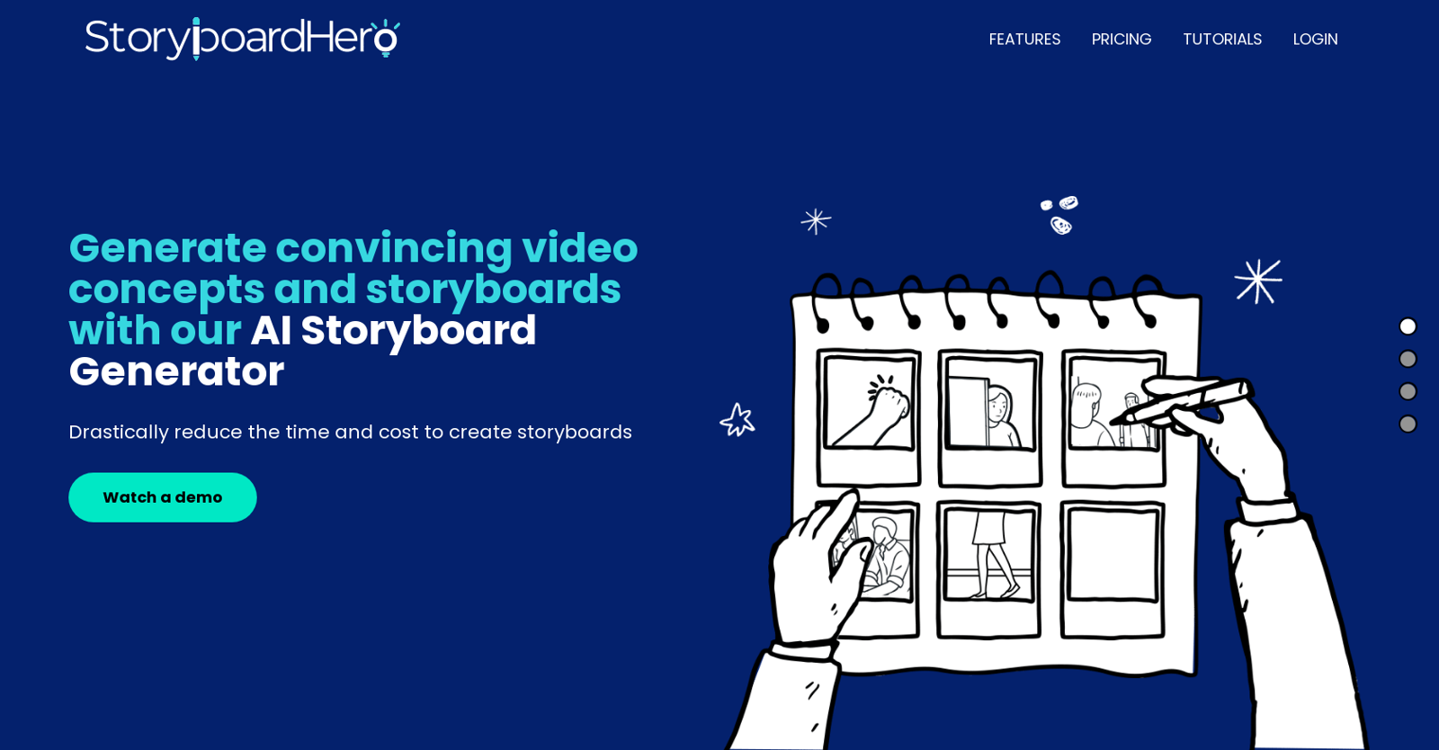 StoryBoardHero website