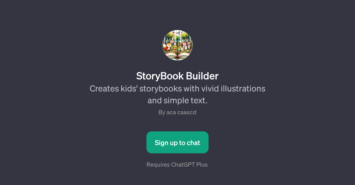 StoryBook Builder website