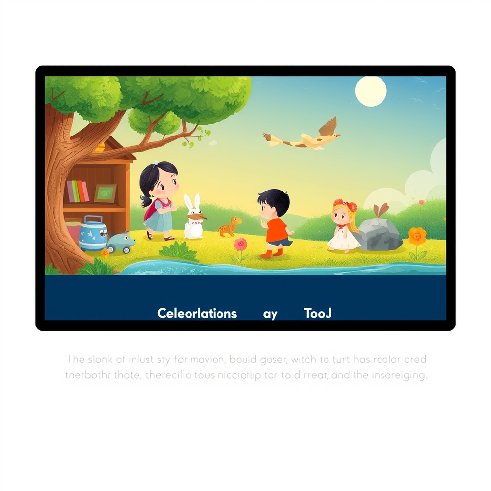 Storybook Illustration AI Prompt Generator website