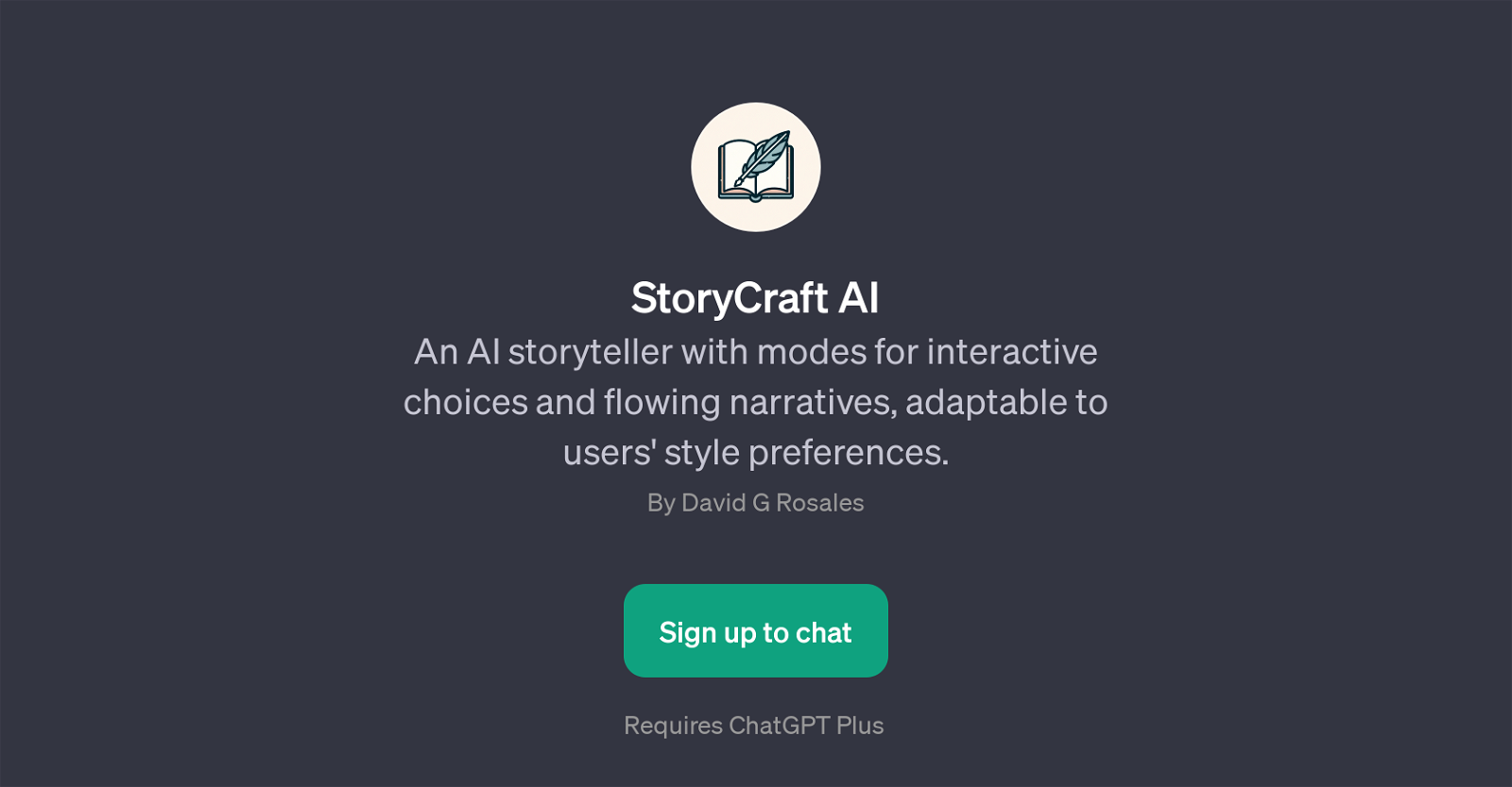 StoryCraft AI website
