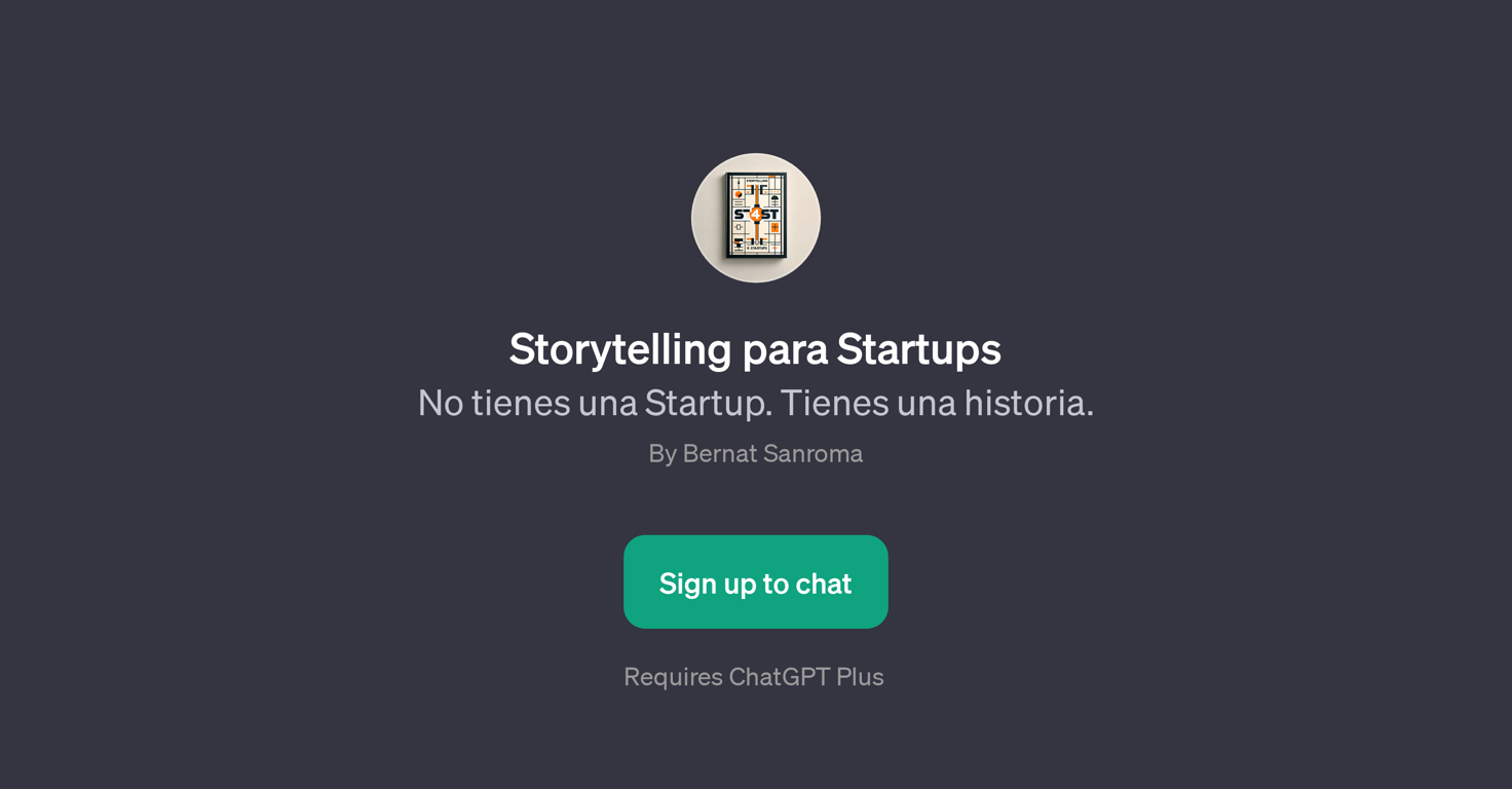 Storytelling para Startups website