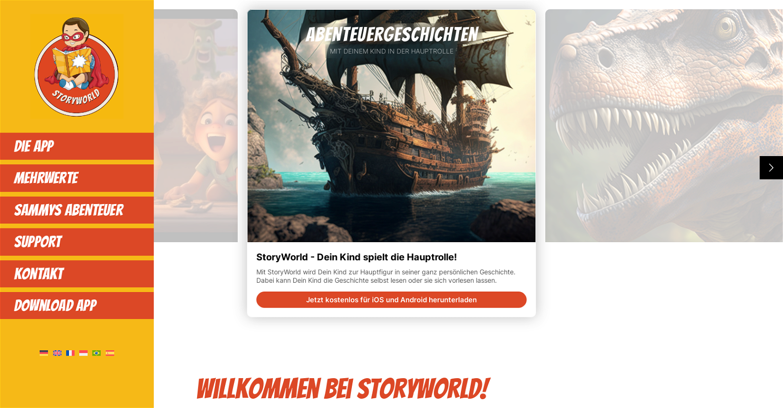 StoryWorld website