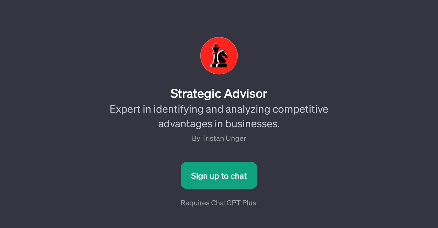 Strategic Advisor website