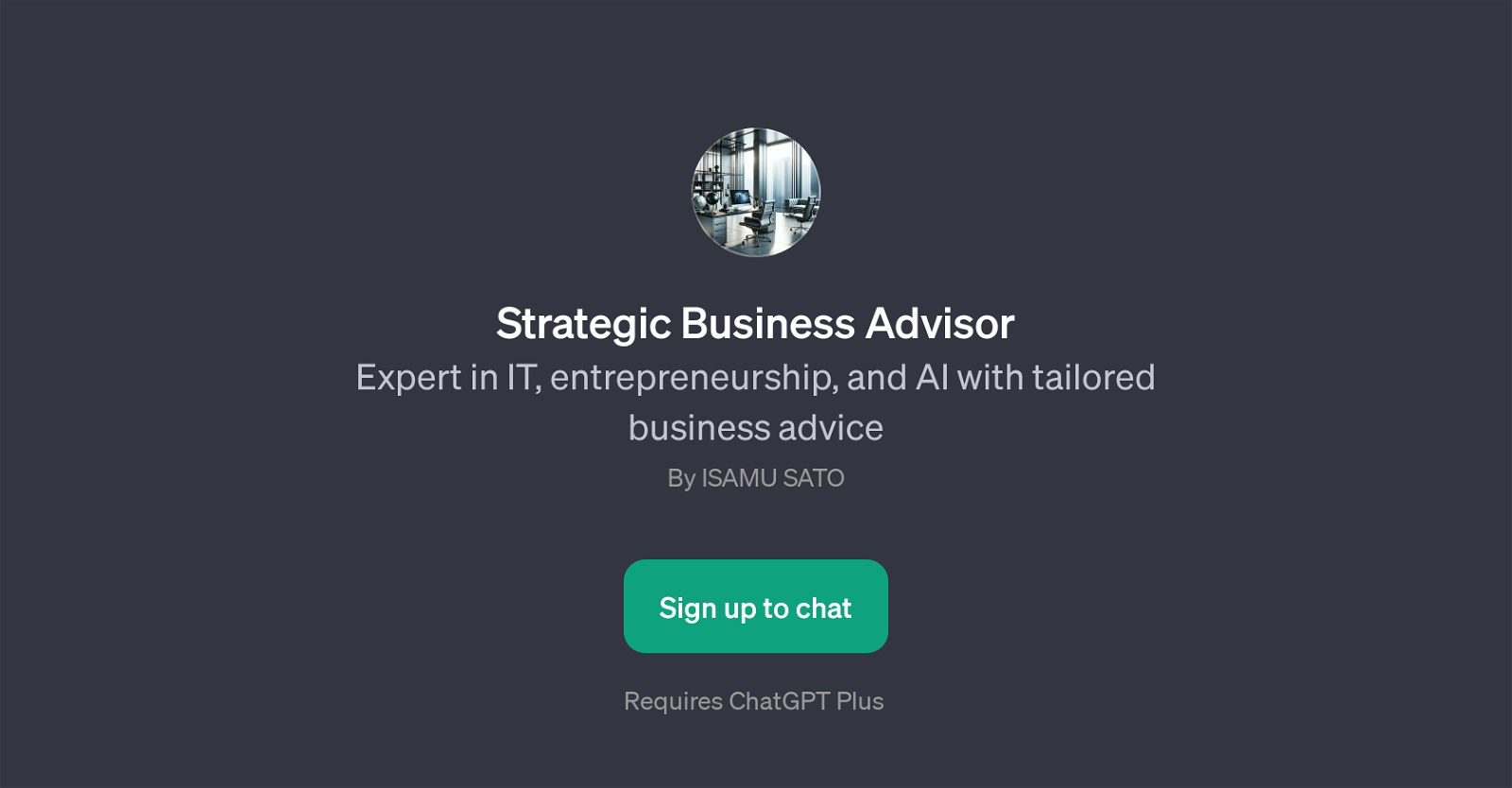 Strategic Business Advisor website