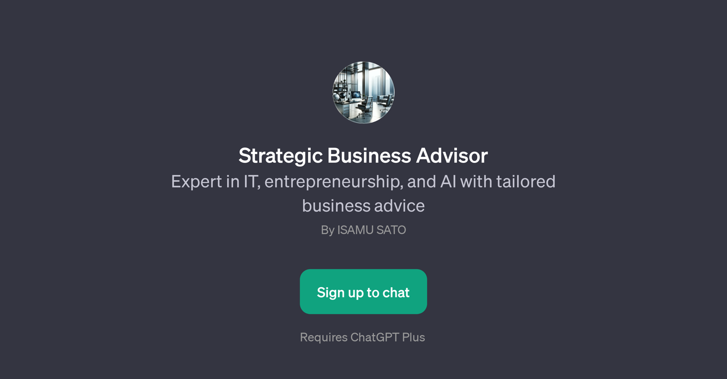 Strategic Business Advisor website