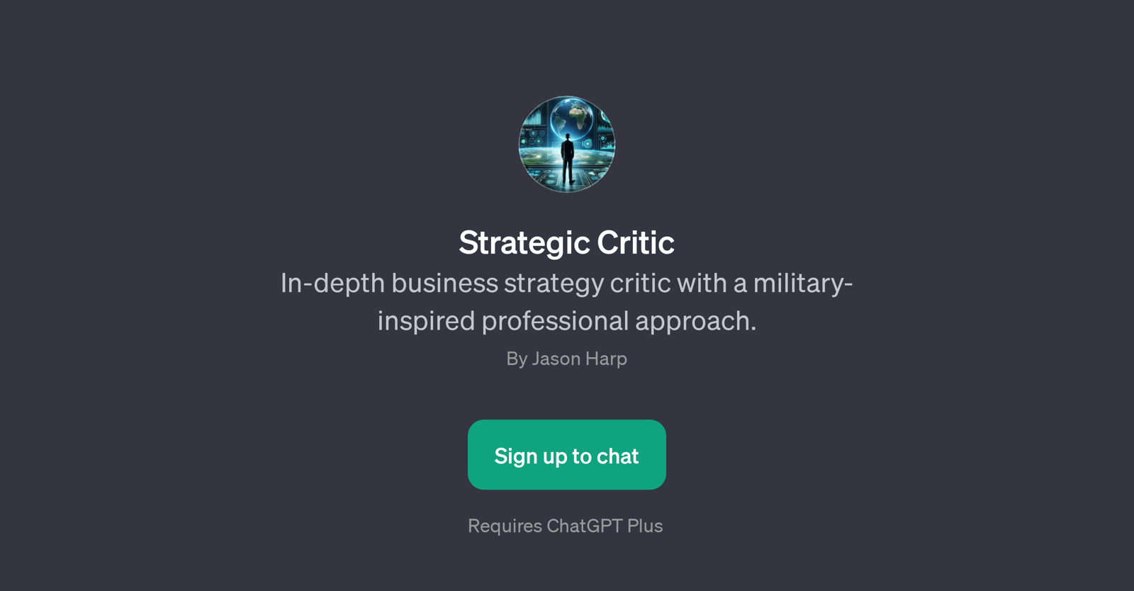 Strategic Critic website