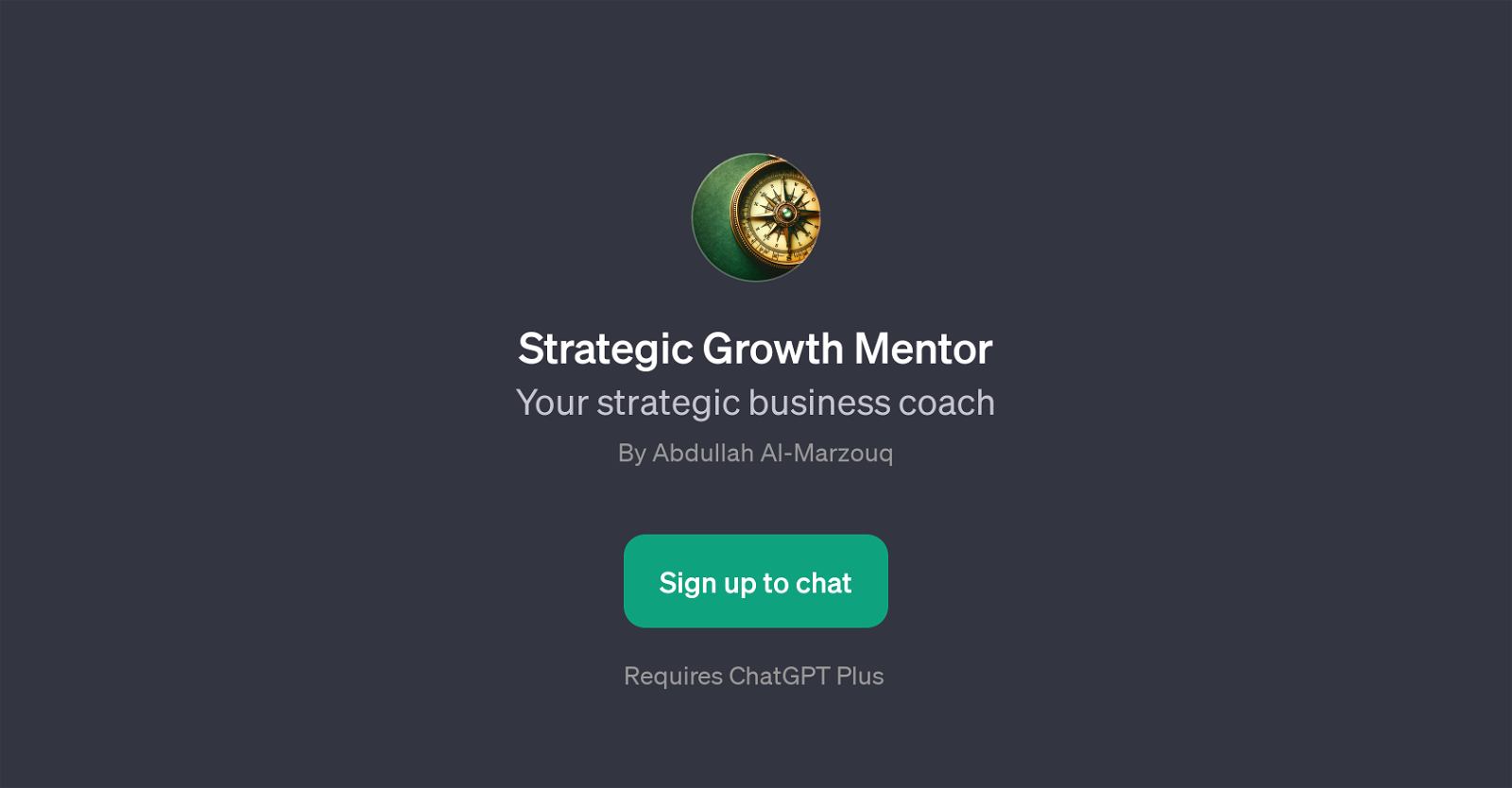 Strategic Growth Mentor website