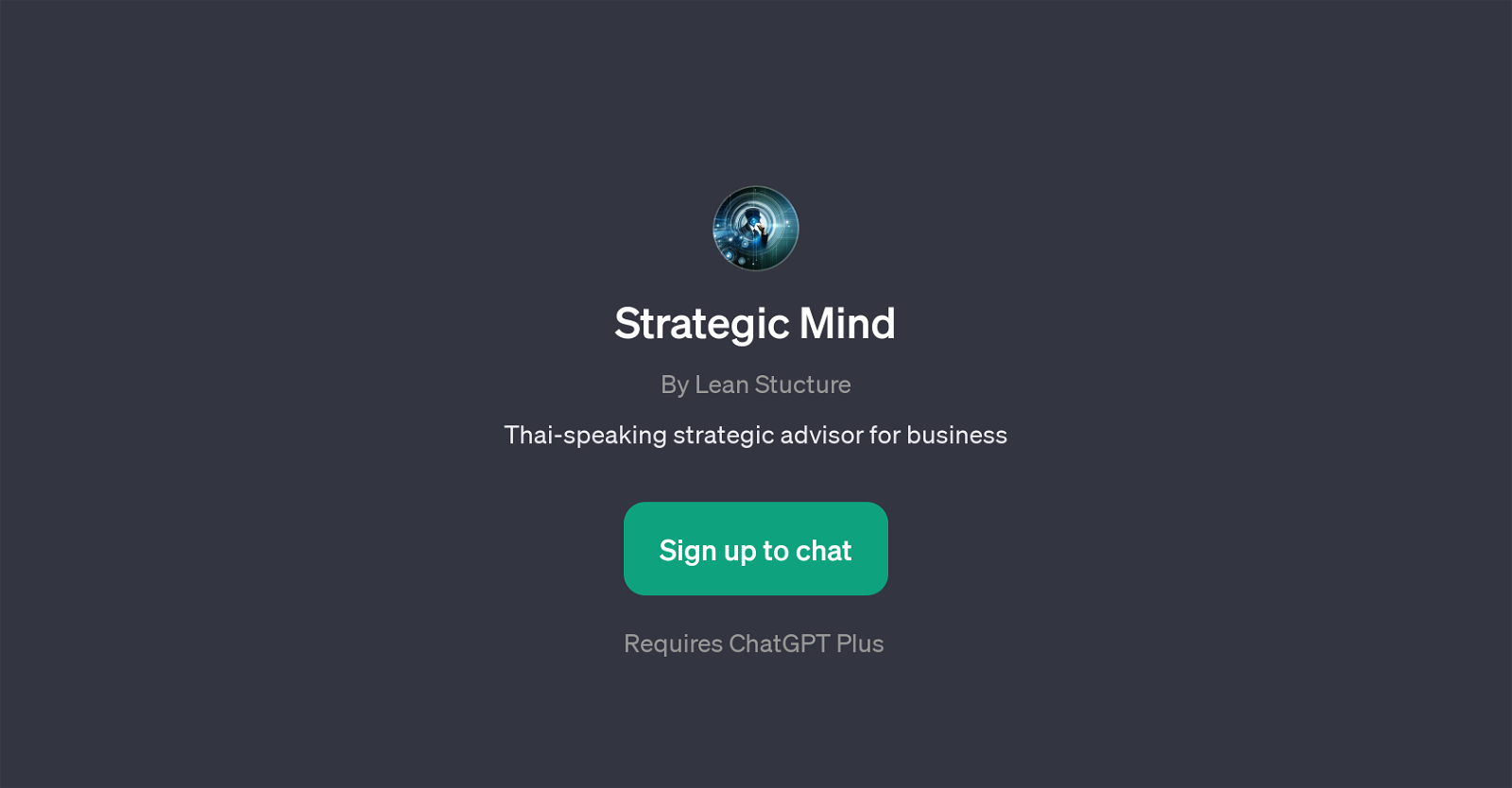 Strategic Mind website
