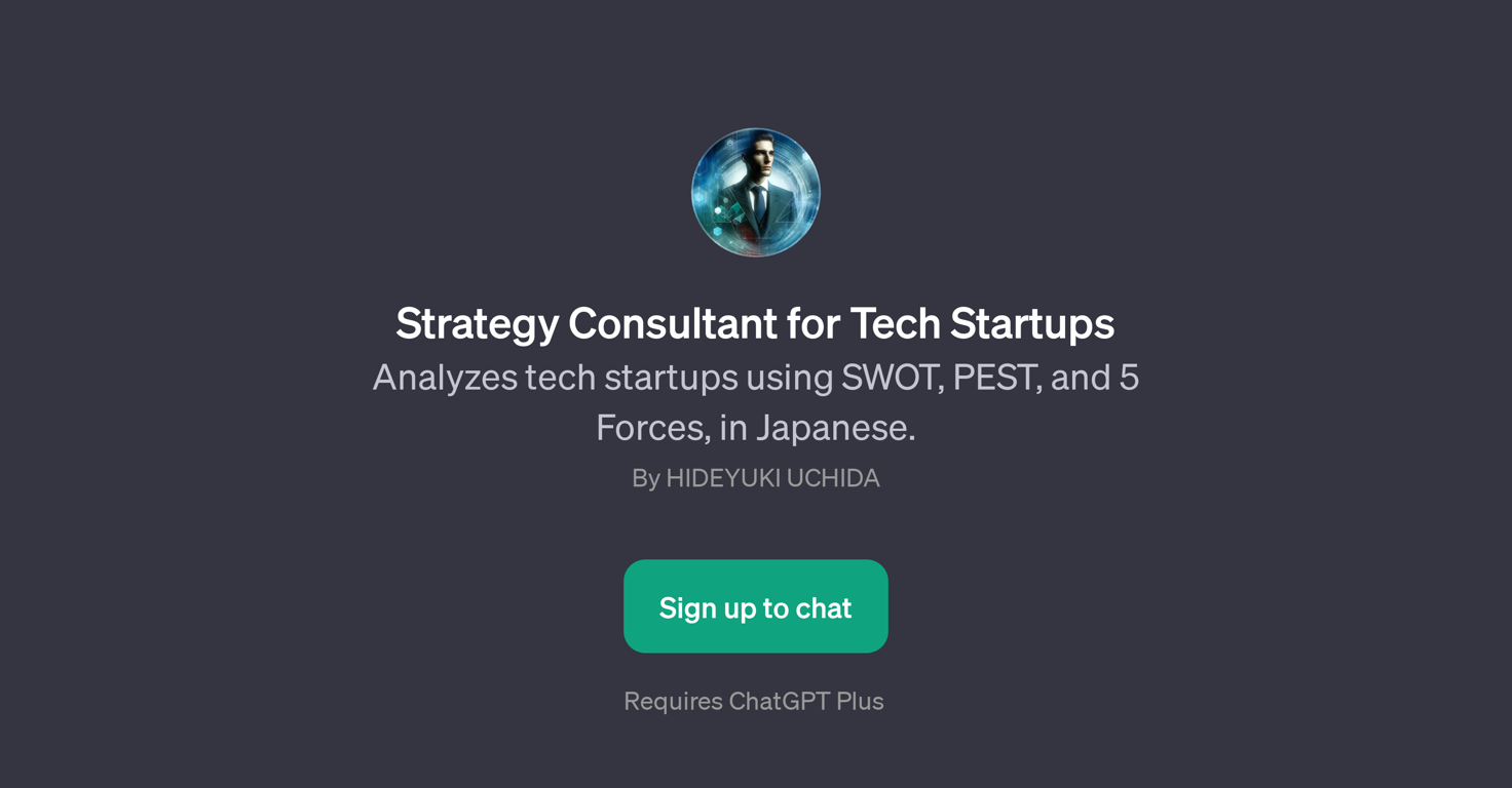 Strategy Consultant for Tech Startups website