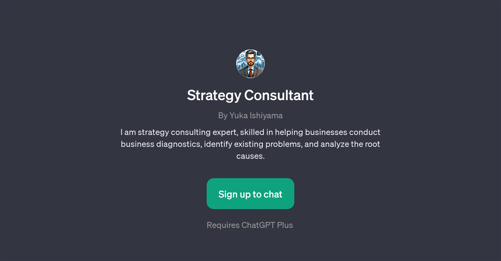 Strategy Consultant GPT website