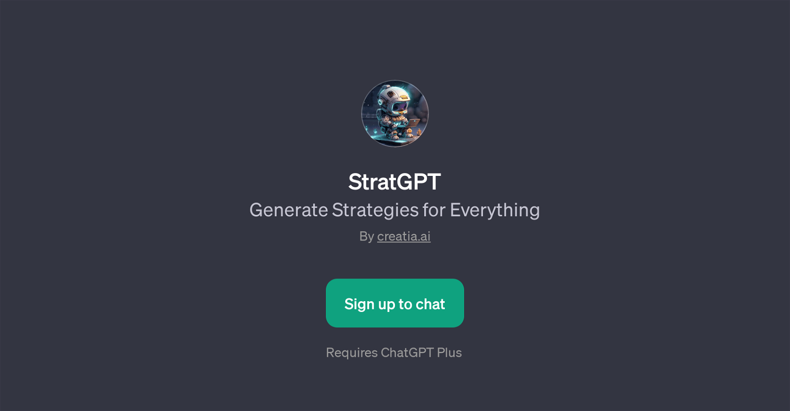 StratGPT website
