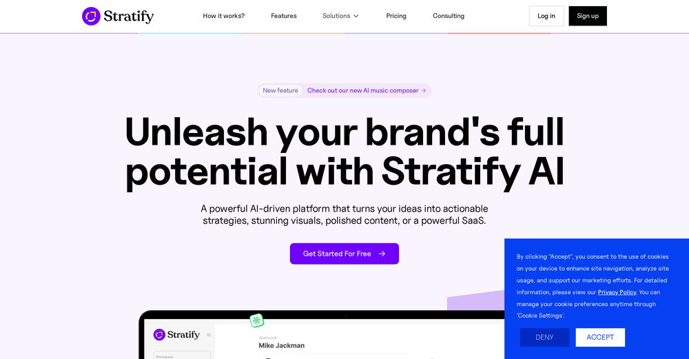 Stratify website
