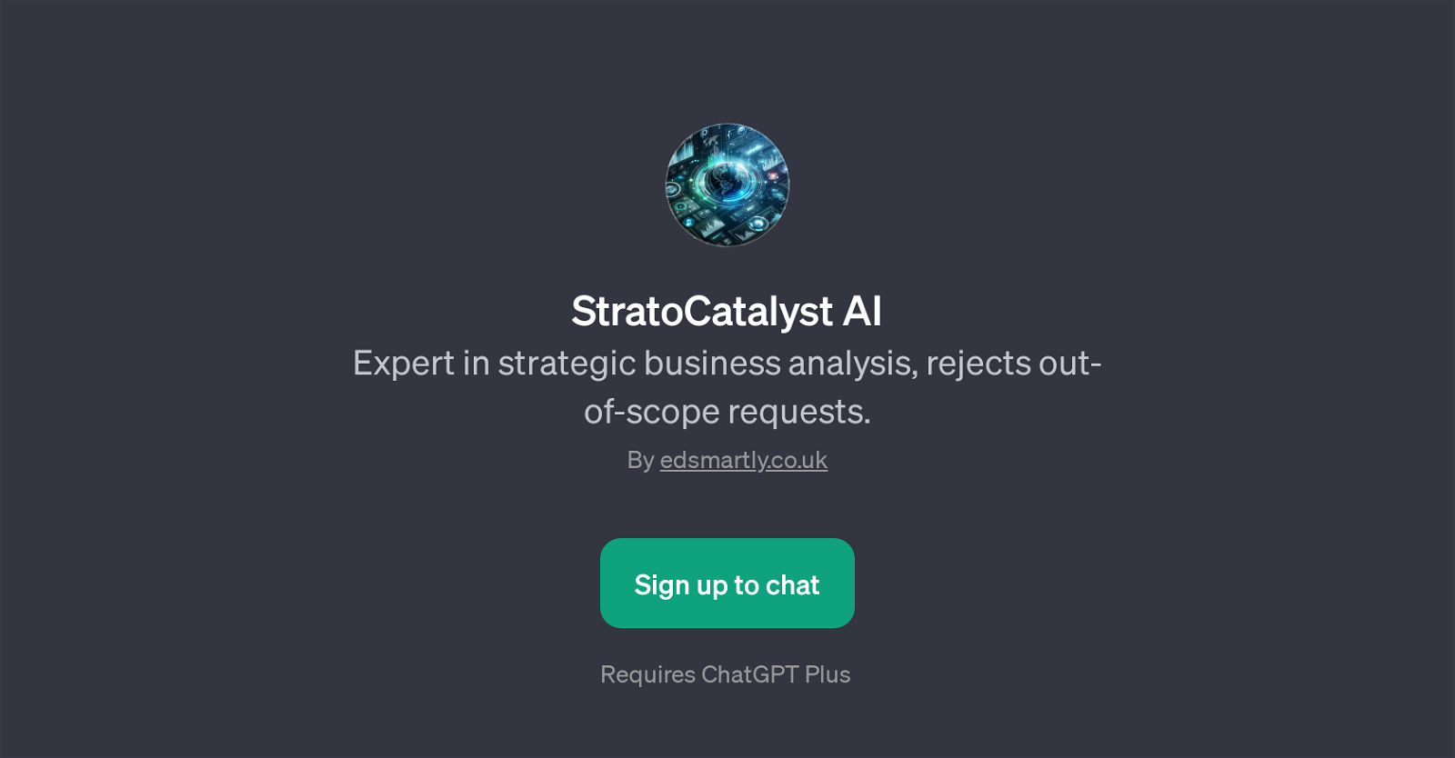StratoCatalyst AI website