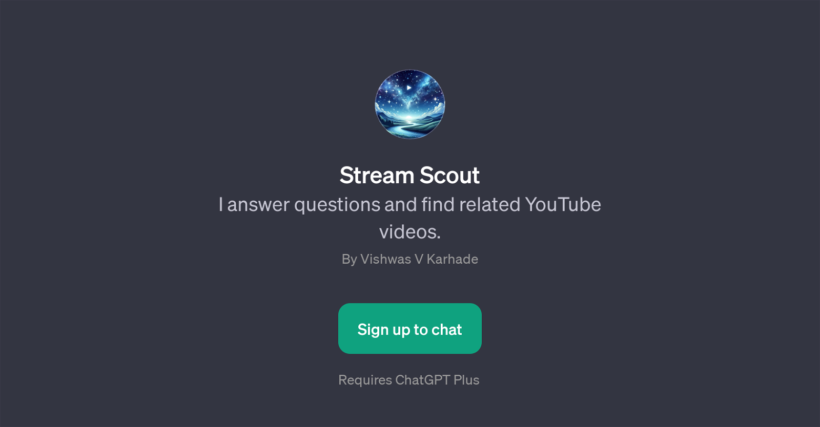 Stream Scout website