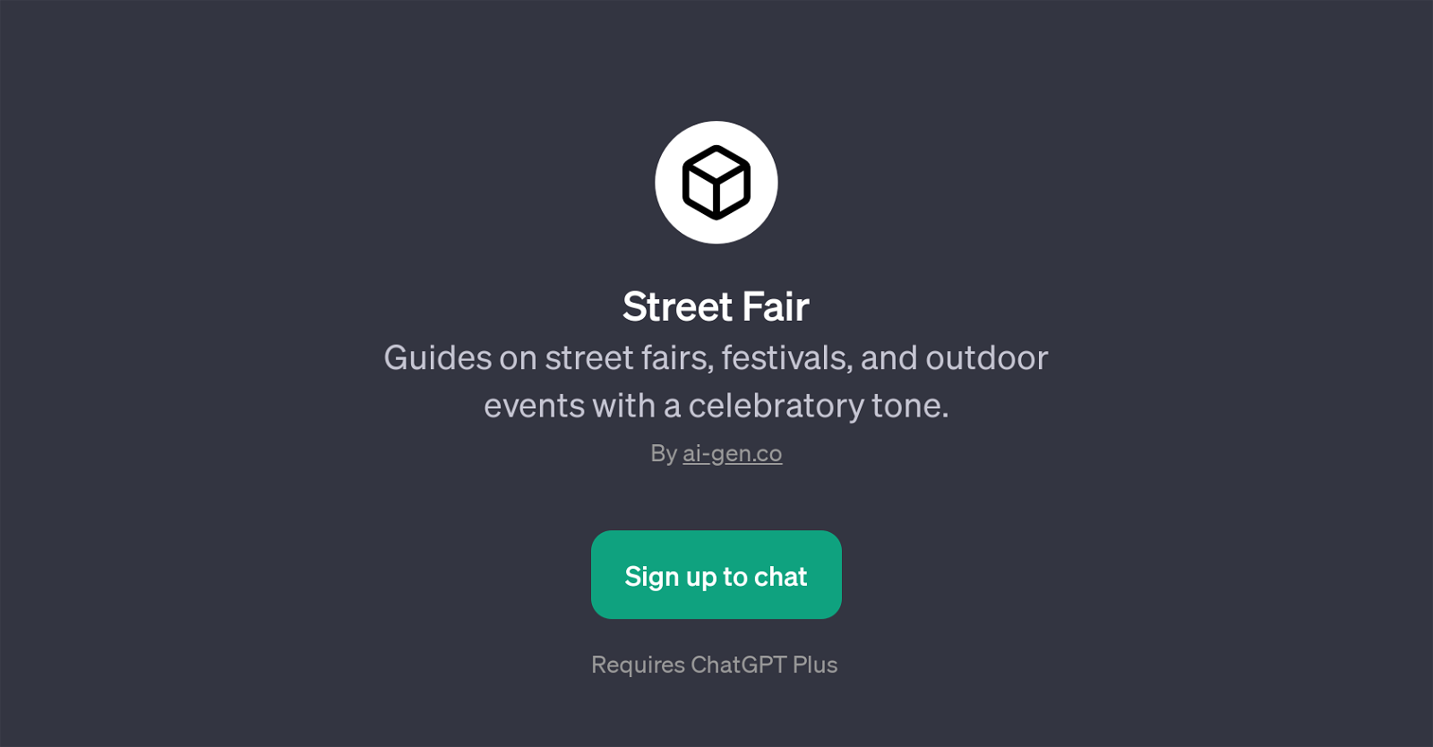 Street Fair website