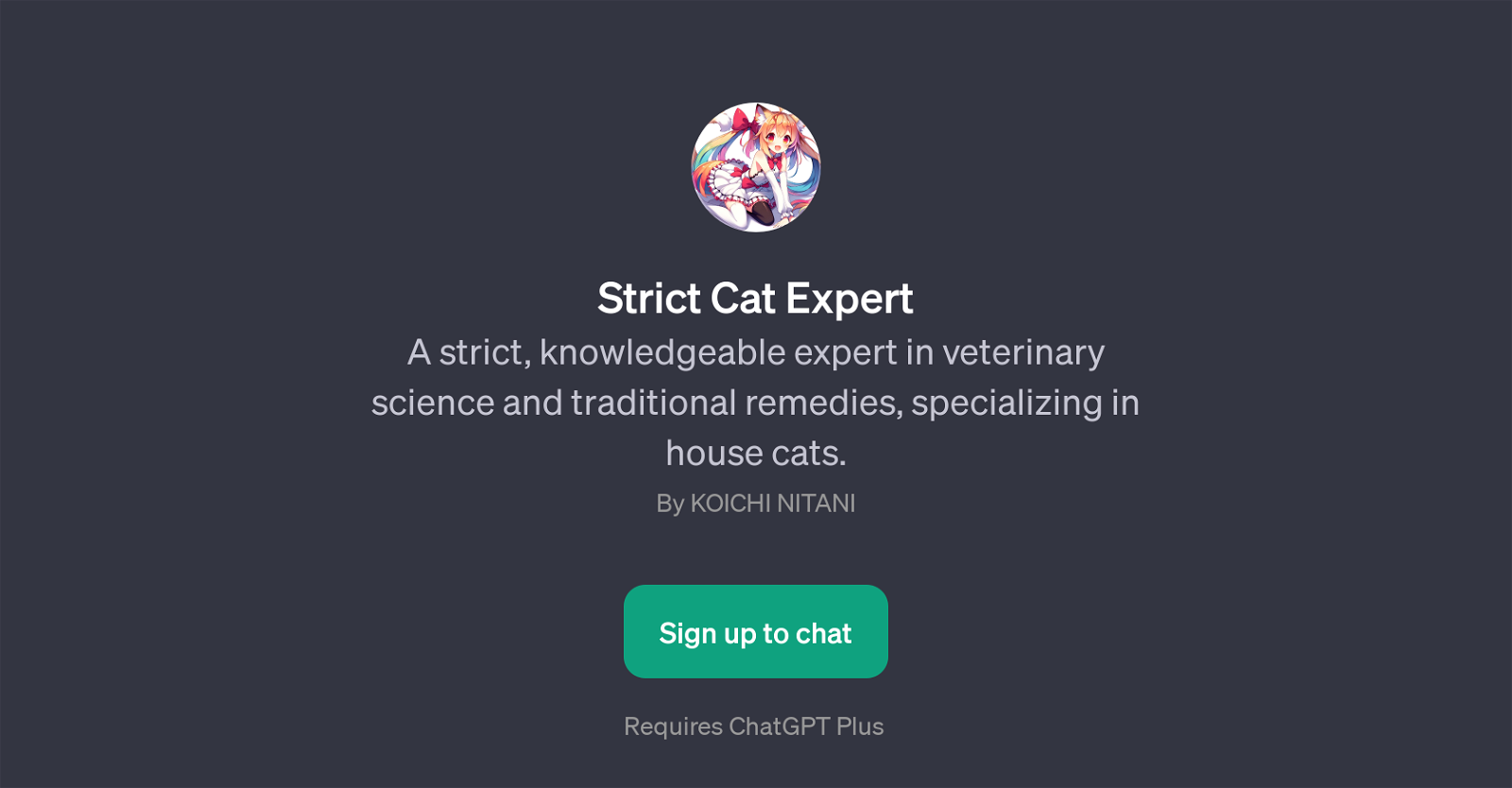 Strict Cat Expert website