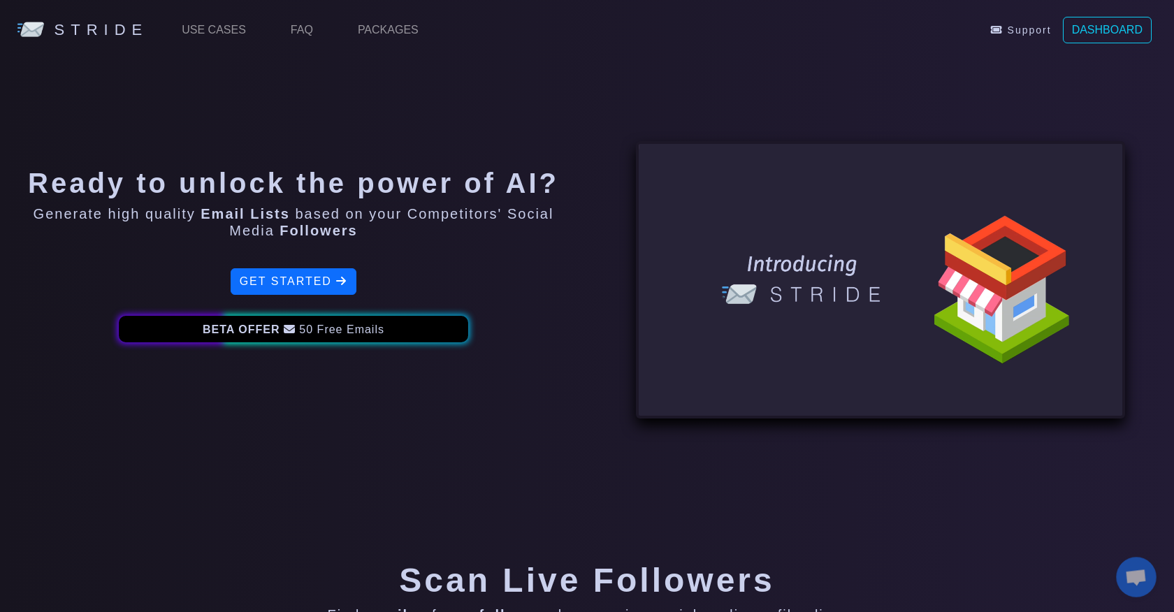 Stride website