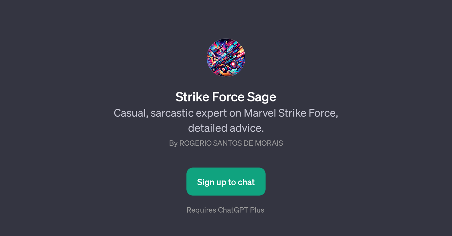 Strike Force Sage website