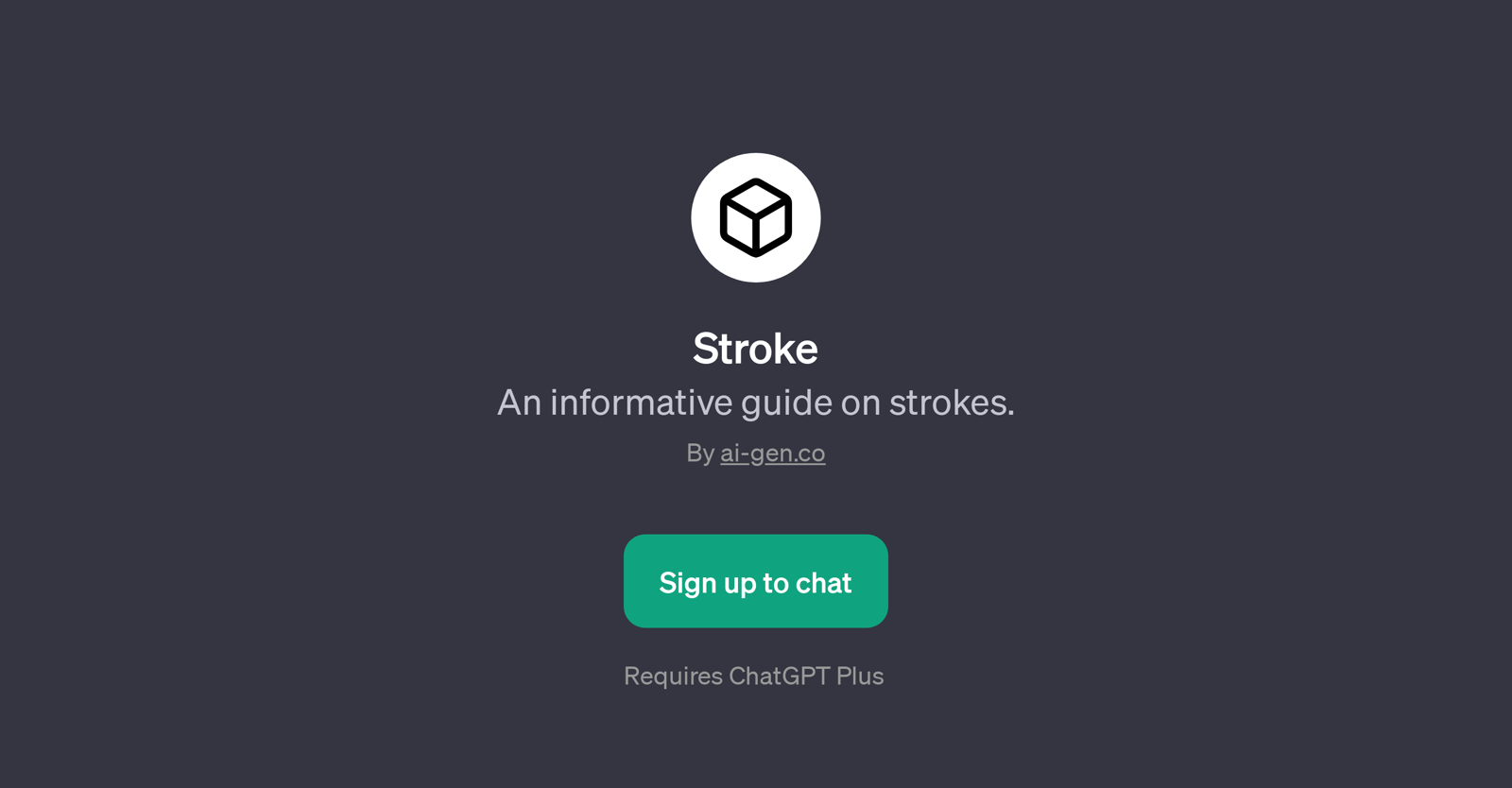 Stroke website