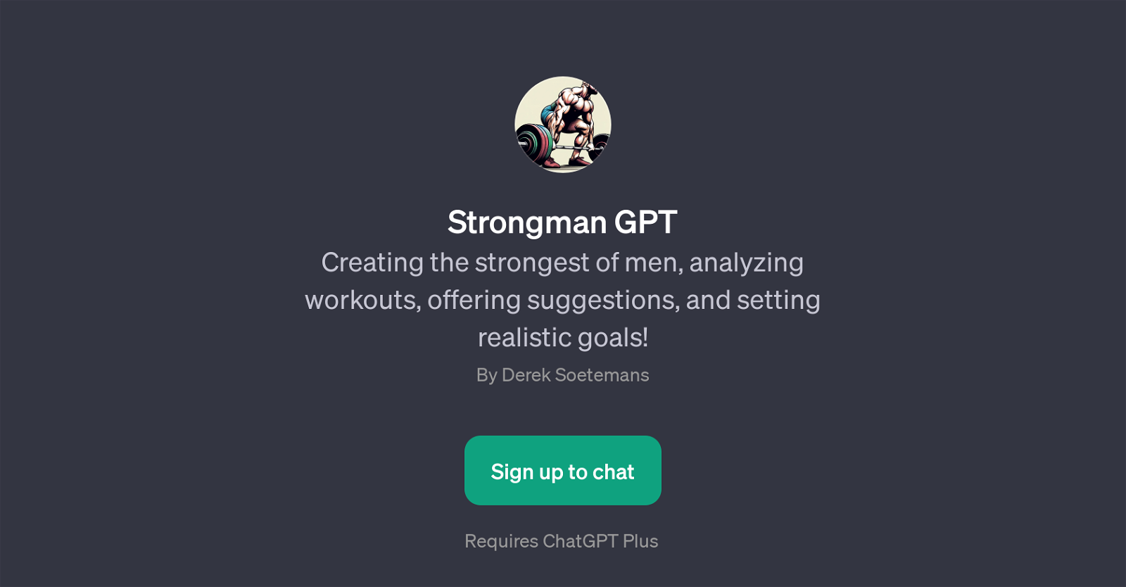 Strongman GPT website