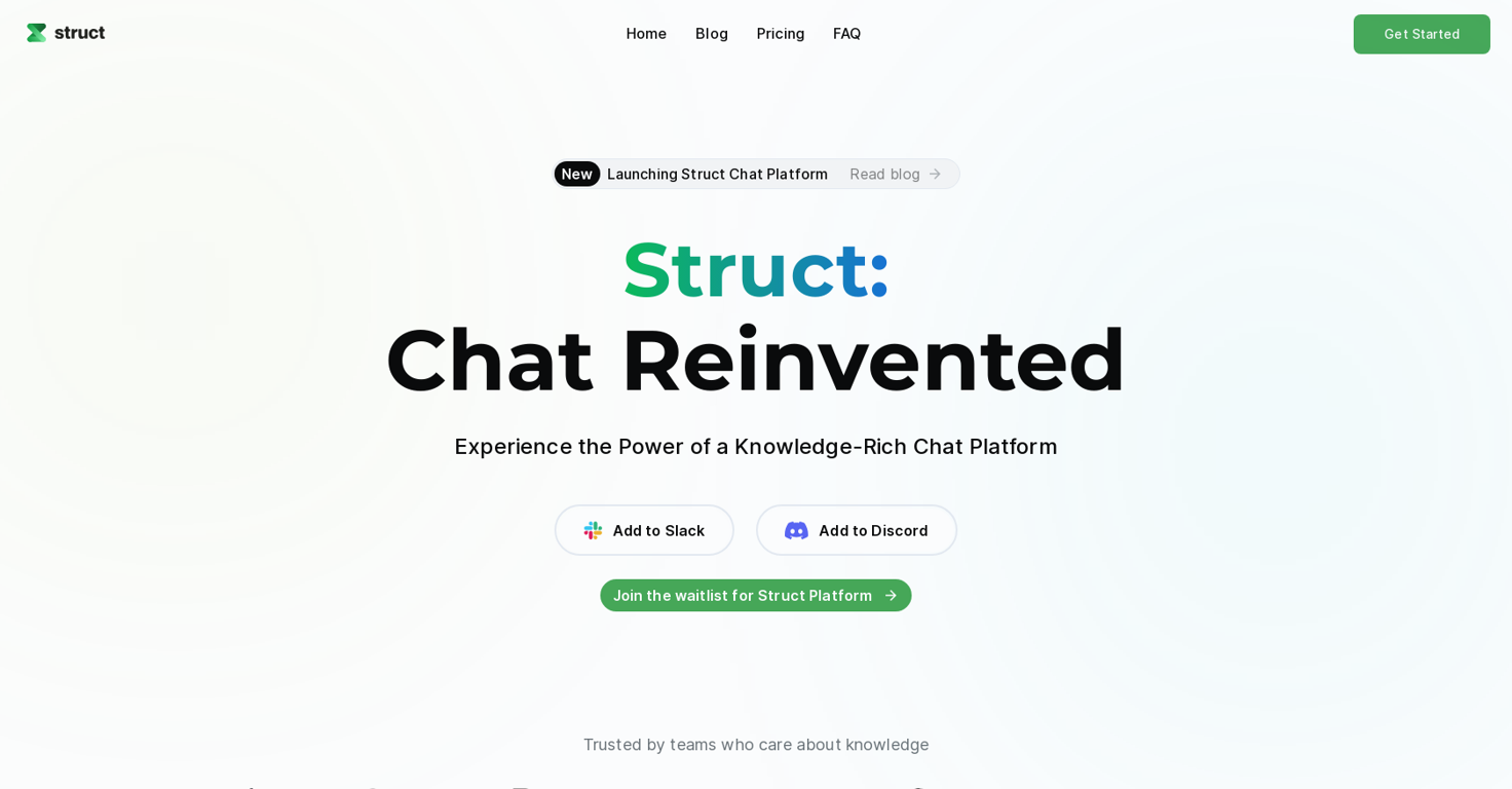 StructAI website