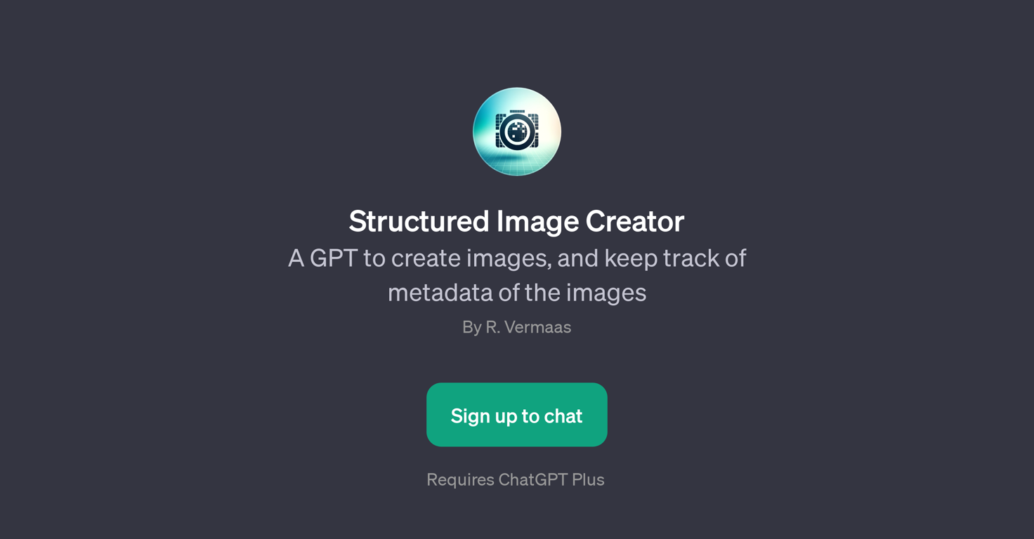 Structured Image Creator website