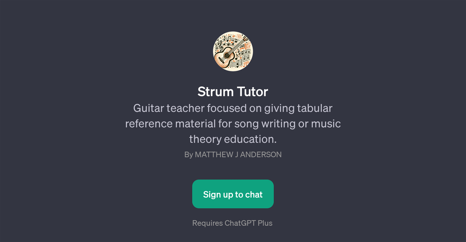 Strum Tutor website
