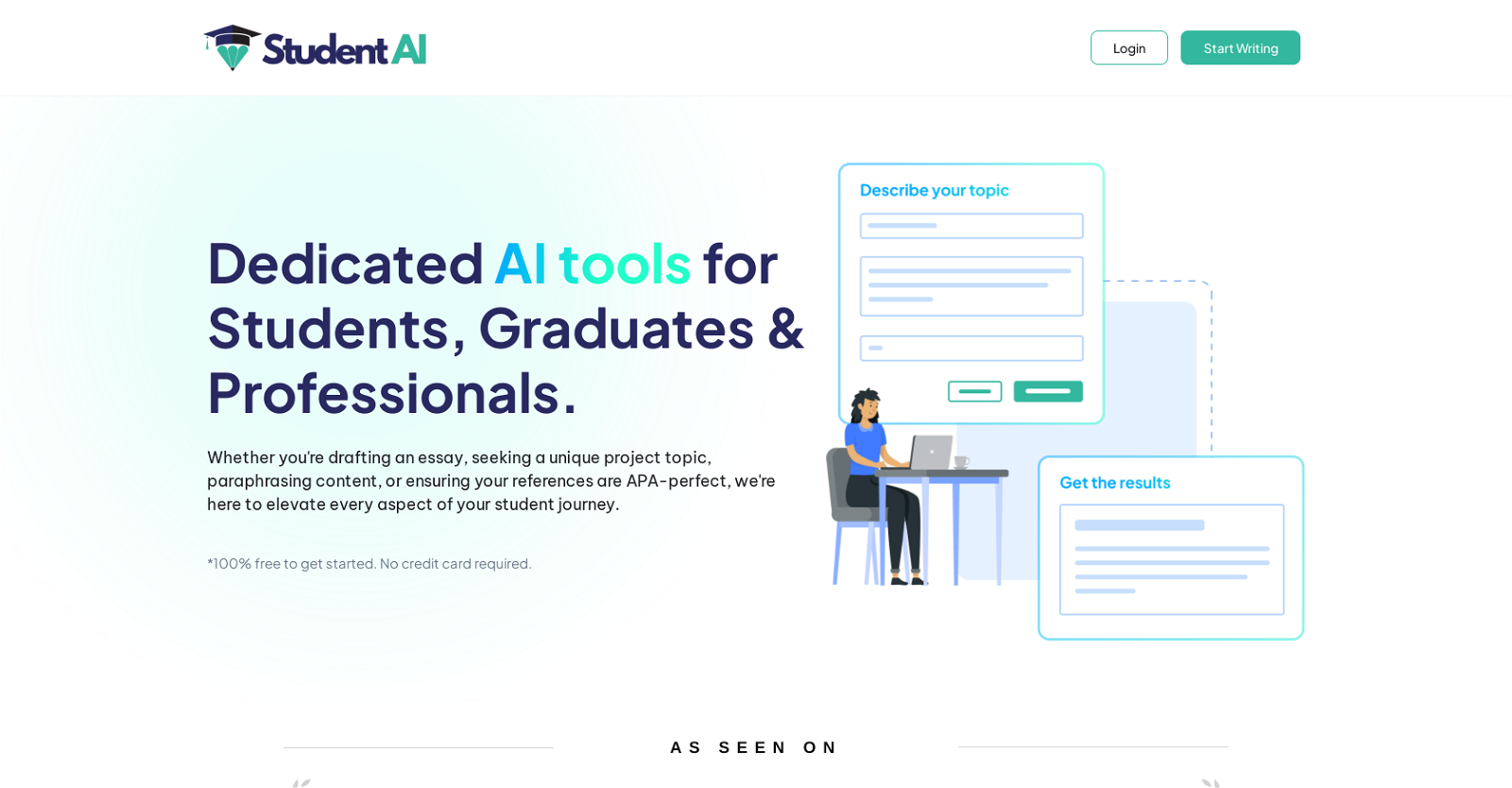 Student AI website