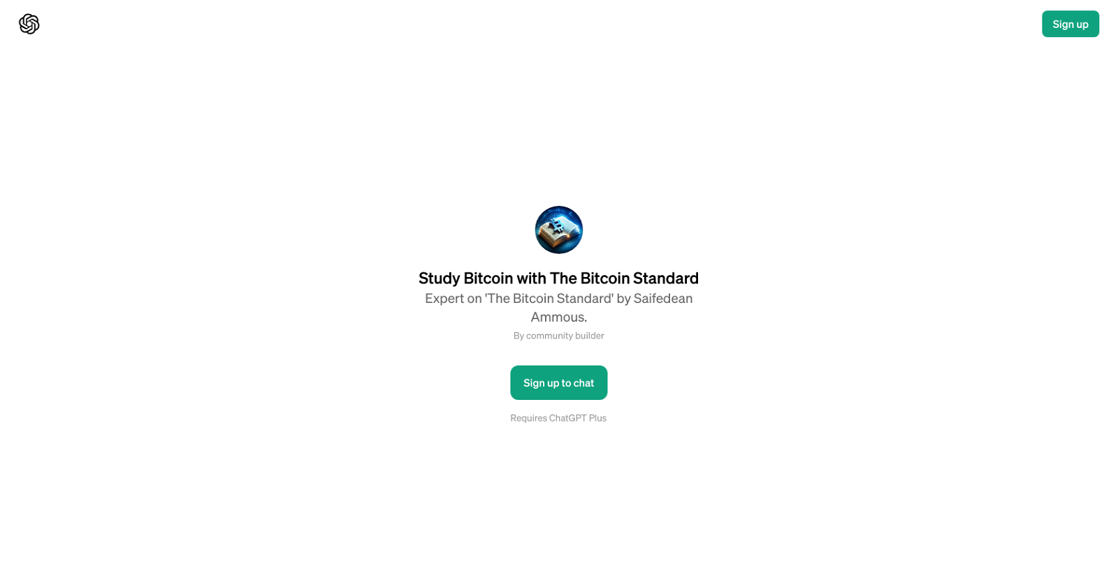Study Bitcoin with The Bitcoin Standard website