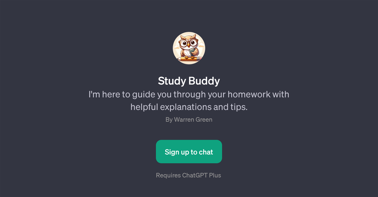 Study Buddy website
