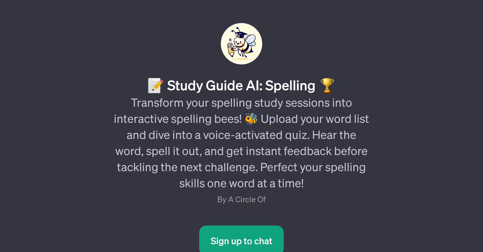 Study Guide AI: Spelling website