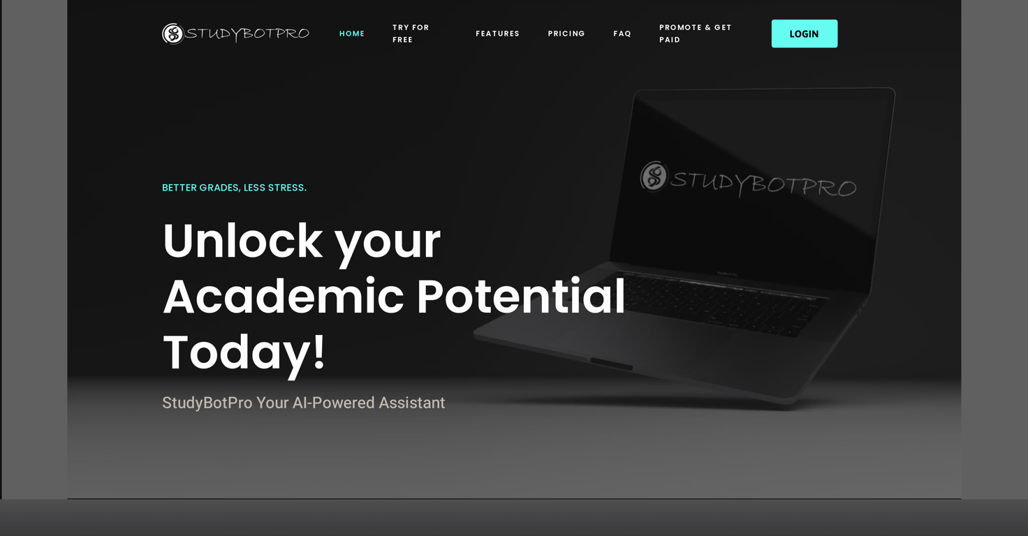 StudyBotPro website