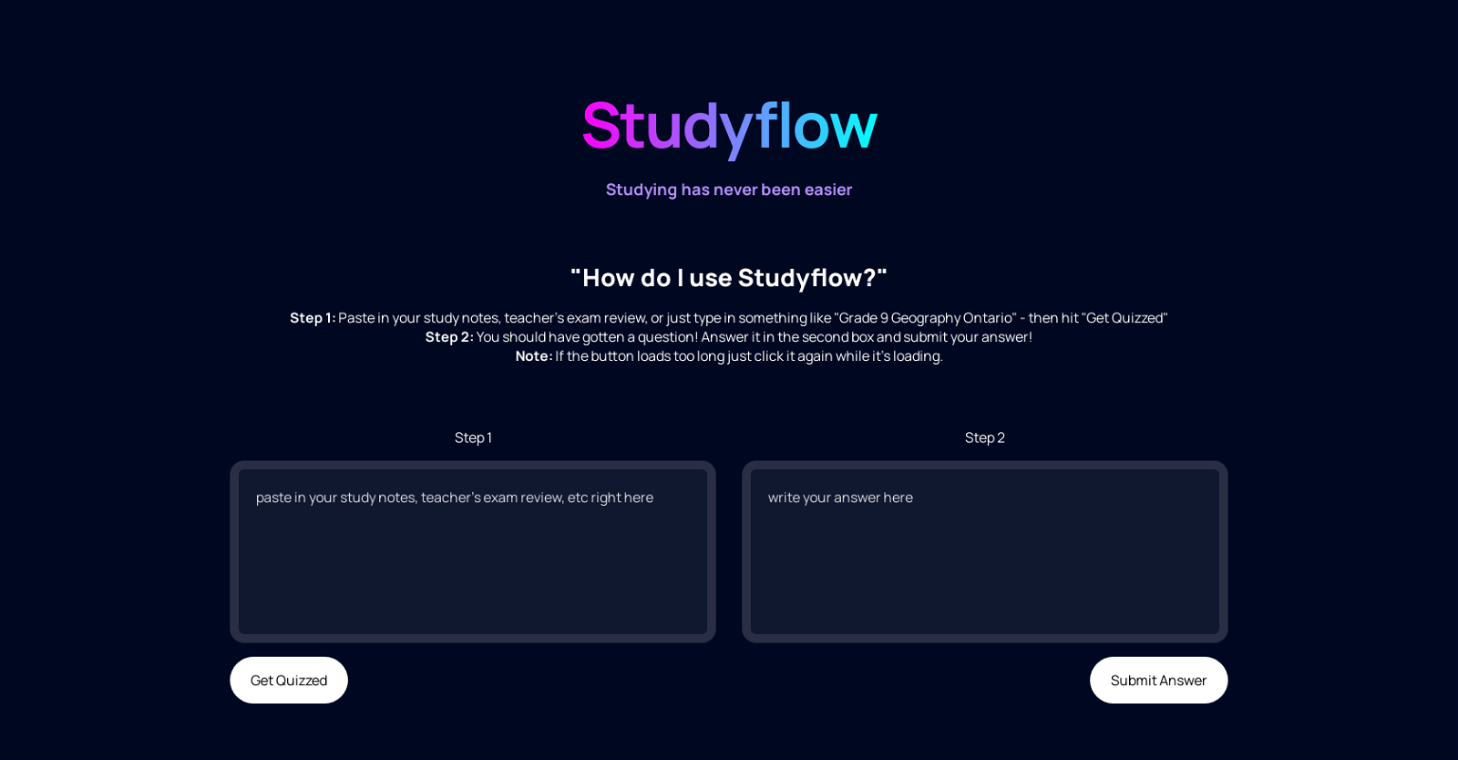 Studyflow  website